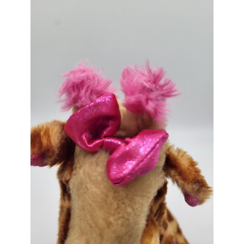 Aurora World Girlz Nation Giraffe Plush Stuffed Animal Toy Pink Brown 2016 - Picture 4 of 11